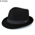 Men's Wool Fedora Hat – Winter Warm Felt Jazz Cap for Parties - Evallys.com