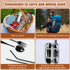 10Pc Travel Cutlery Set with Storage Bag Stainless Steel Travel Utensils Set Portable Camping Silverware Set Travel Flatware Set