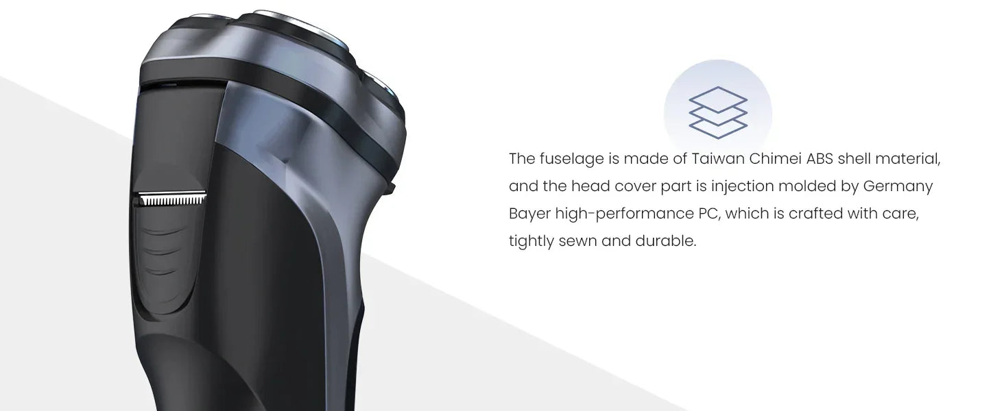 SEJOY Rechargeable Wet & Dry Use Electric Shaver Pop-up Hair Trimmer Rotary Shaving Machine Razor - Evallys.com