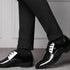 Luxury Men’s Patent Leather Business Shoes – Formal Wedding Oxfords - Evallys.com