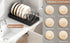 Pots and Pans Organizer Under Cabinet,Sliding Pot Lid Holder and Pan Rack Kitchen,Pull out Pot and Pan Organizer,Dishes Storage