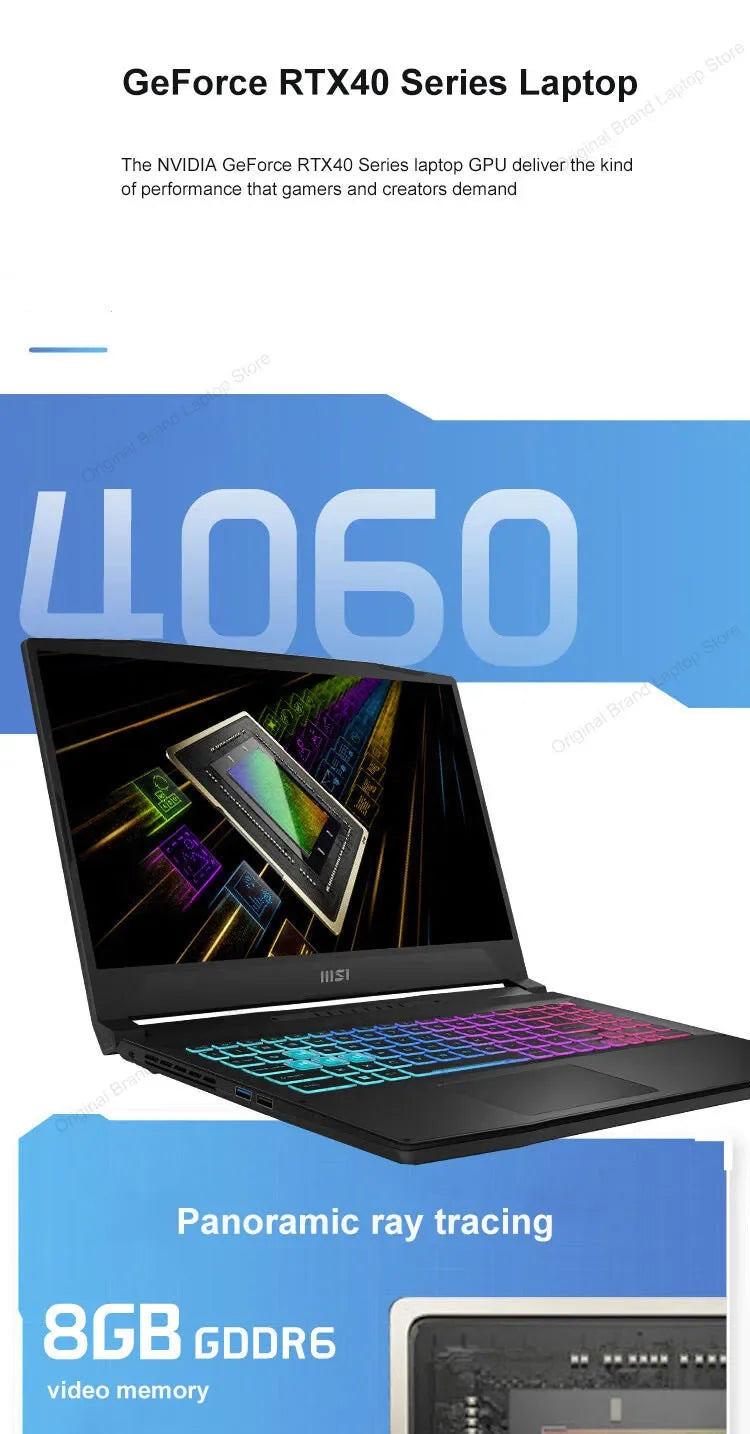 2024 MSI Katana A15 AI Laptop 15.6 Inch 2.5K QHD 165Hz IPS Screen Notebook AMD Ryzen R7-8845HS 32GB 1TB RTX4060 Gaming Computer - Evallys.com