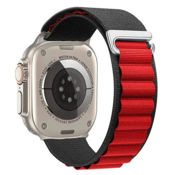 Alpine Loop Strap for Apple Watch Band Ultra 2 49mm 46mm 44mm 40mm 45mm 41mm 42mm 38mm Nylon Bracelet iWatch 10 9 8 7 6 SE Band - Evallys.com # #