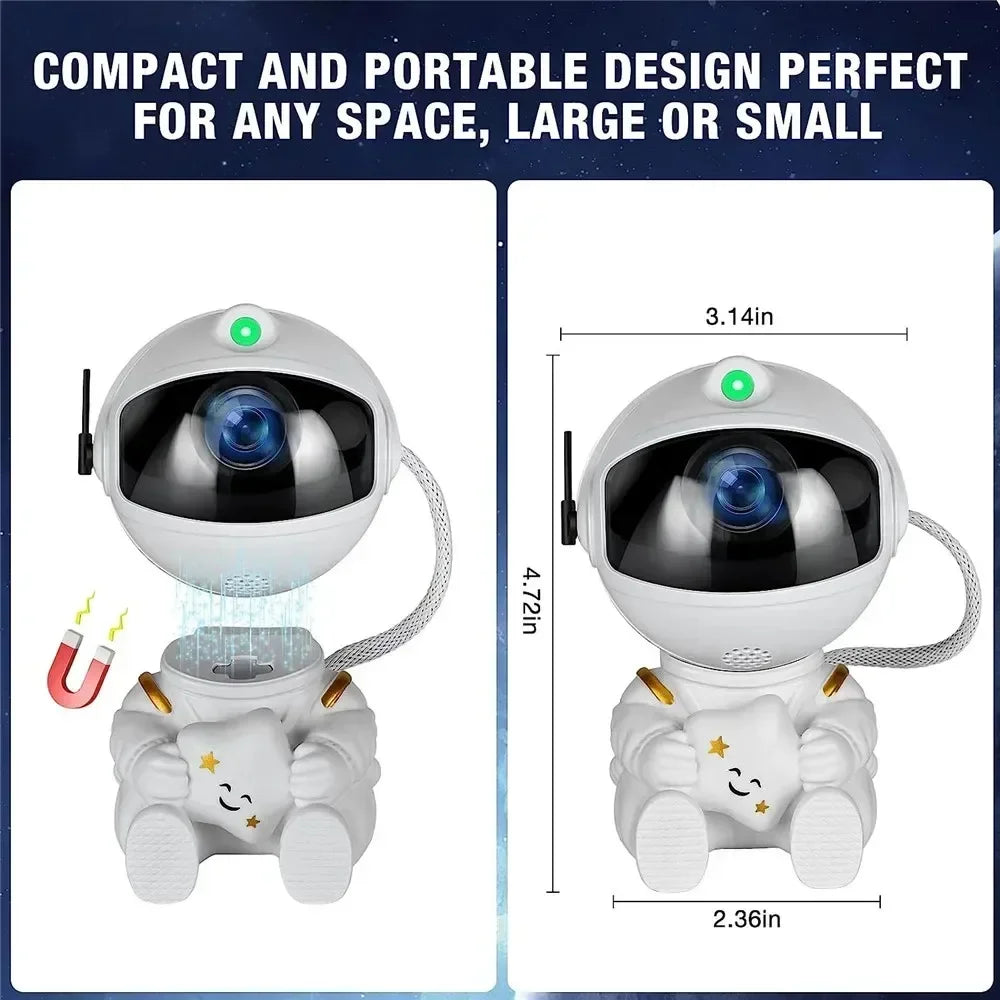 Star Projector Galaxy Night Light Astronaut Space Projector Starry Nebula Ceiling LED Lamp for Bedroom Home Decorative kids gift - Evallys.com