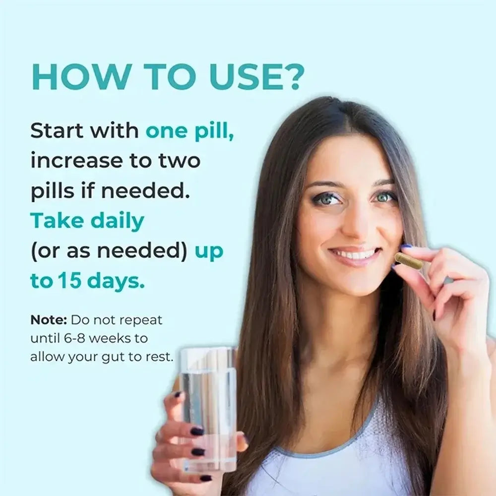 15-day Intestinal Cleansing and Detoxifying Capsules,Targeting The Overall Colon, Digestive Regulation,and Intestinal Health