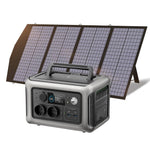 ALLPOWERS R600 Solar Generator with Solar Panel included, 600W 299Wh LiFePO4 Portable Power Station with Solar Charger for Camp - Evallys.com