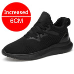Men’s Elevator Sneakers – Breathable Mesh Height Increasing Shoes (6–10CM) - Evallys.com