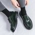 Green Patent Leather Oxford Shoes – Men’s Formal Business Dress Shoes - Evallys.com
