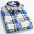 High Quality Men's Plaid Short Sleeve Shirts Business Casual Striped Turn-Down Collar Summer Man Shirt - Evallys.com