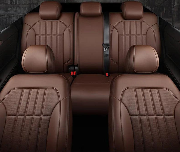 Custom Fit Car Accessories Seat Kits Covers for 5 Seats Full Set Nappa Leather Top Quality for Chery Tiggo 5X Tiggo 4 Pro 4pro - Evallys.com # #