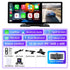 11.26 inch Car DVR 4K Dash Cam Dual Lens Wireless Carplay & Android Auto Video Recorder Monitor GPS Navigation 5G Wifi FM AUX - Evallys.com