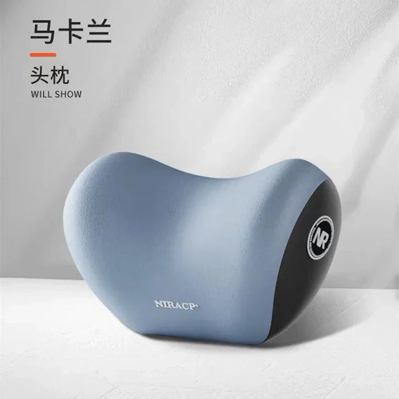 Car Headrest/Lumbar Support Car Neck Pillow Waist Cushion Driver Seat Backrest Car Cushion Driving Lumbar Support Waist Support - Evallys.com