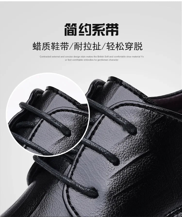 Mens Leather Dress Shoes Men's Formal Social Male Shoe Casual Business Pointed Toe Luxury Party Designer Shoes for Men - Evallys.com