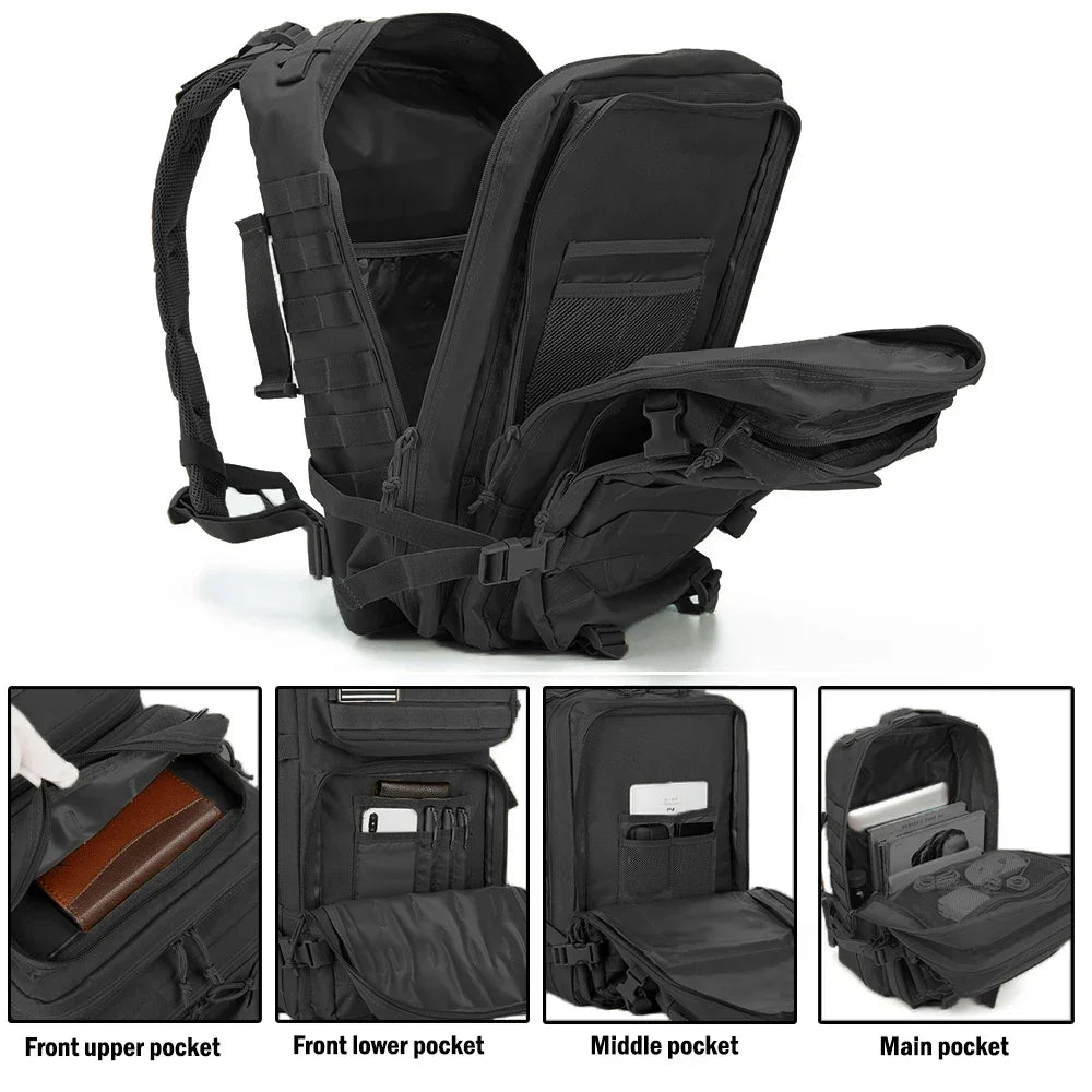 30/50L Tactical Backpack – Outdoor Hiking, Hunting & Survival Gear Bag - Evallys.com
