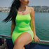 Summer Spaghetti Strap Bodycon Mini Dress – Sexy Clubwear 2025 - Evallys.com