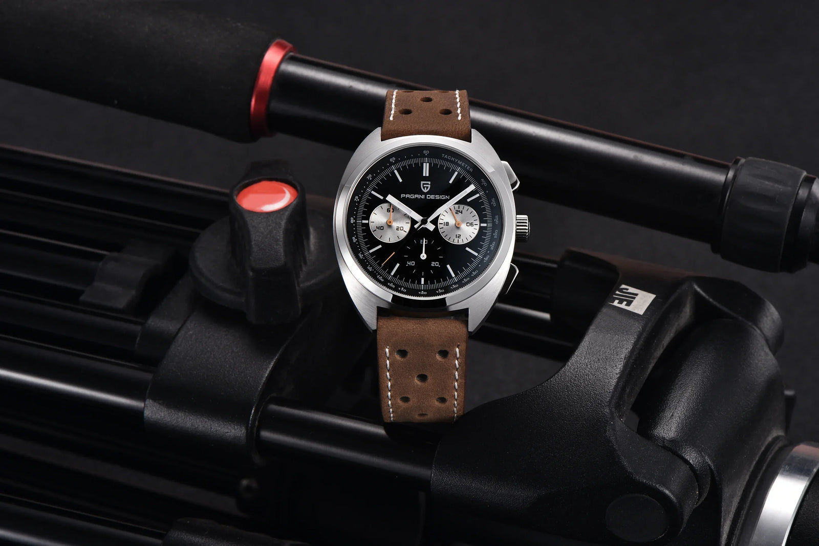 PAGANI DESIGN 2024 New Panda Dial Men Watches Luxury Quartz Watch For Men Japan VK63 Sport Chronograph Sapphire glass Wristwatch - Evallys.com