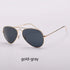 Top Quality Real Glass Lenses Men Women Sunglasses Brand Fashion Pilot Metal Frame Classic Style Outdoor UV400 Sun Glasses - Evallys.com