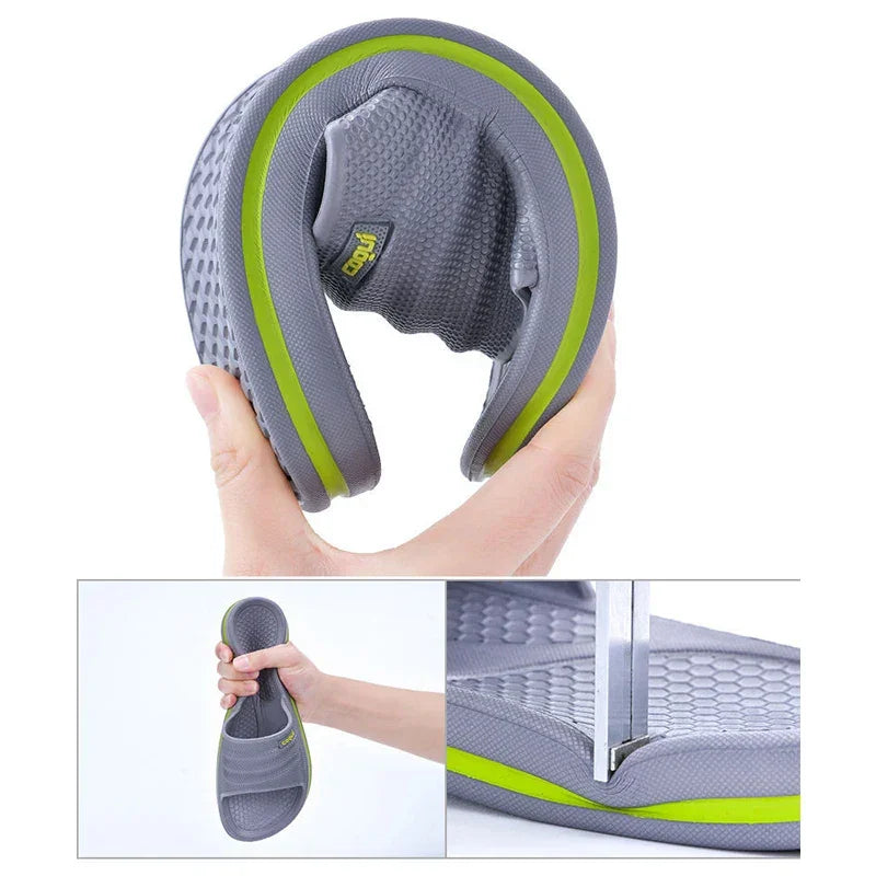 Men’s EVA Bathroom Slippers – Non-Slip, Soft Indoor Home Shoes - Evallys.com