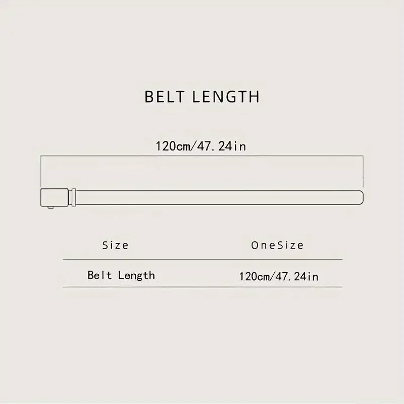Stylish Men's PU Leather Belt - Fashion Belts for Daily Life, Leisure, Party, Festival, Work, and Business Automatic Buckle - Evallys.com