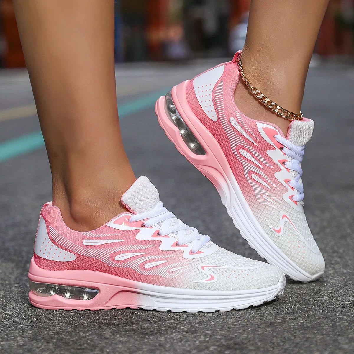 Sneakers for Women Orthopedic Sneakers Walking Shoes for Women, Lightweight Casual Tennis Sneakers Air Running Shoes - Evallys.com