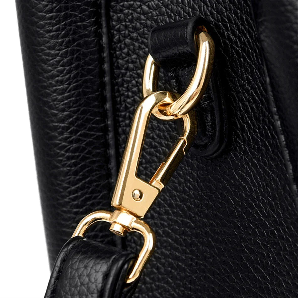 2024 Luxury Women Designer 3 Layers Shoulder Crossbody Sac Ladies Large Capacity Leather Handbags Shopper Brand Messenger Totes - Evallys.com