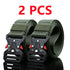 2pcs Versatile Men's Tactical Belts - Durable, Adjustable Design - for Outdoor Hunting & Sports Enthusiasts - Evallys.com