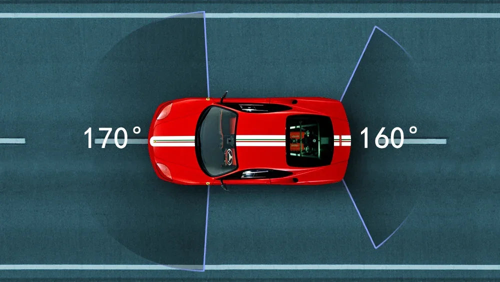 10 Inch Mirror Camera for Car Touch Screen Video Recorder Rearview mirror Dash Cam Front and Rear Camera Mirror DVR Black Box - Evallys.com