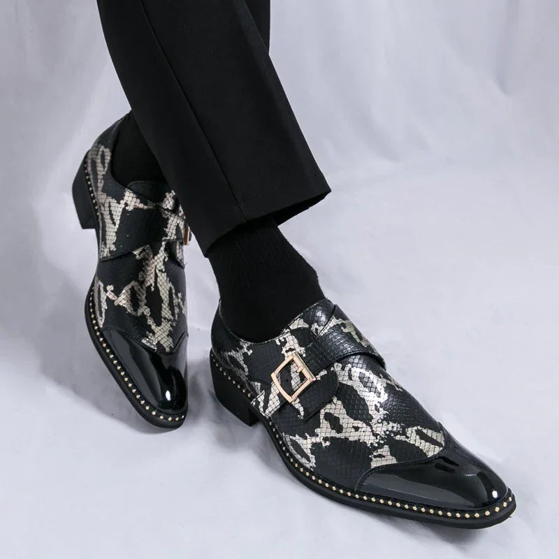 Luxury Men’s Oxford Dress Shoes – Handmade Formal Wedding Leather - Evallys.com