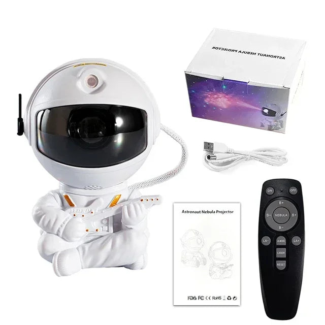 Star Projector Galaxy Night Light Astronaut Space Projector Starry Nebula Ceiling LED Lamp for Bedroom Home Decorative kids gift - Evallys.com