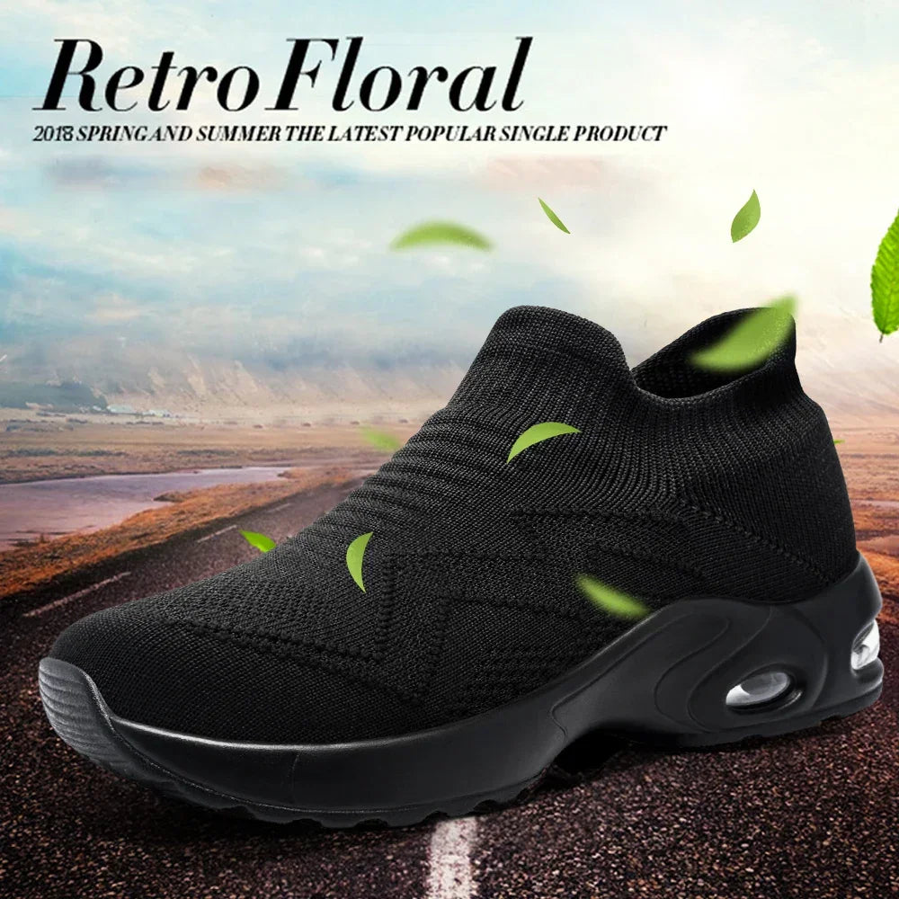 LARNMERN Safety Shoes Breathable Women Steel Toe Work Shoes Lightweight Slip On SpringSummer Sneakers Construct Safety Boots - Evallys.com