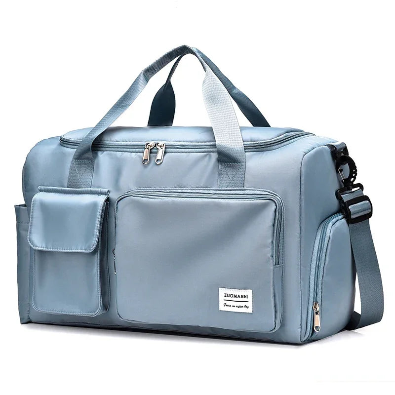 UNIXINU Carry On Travel Bag Large Capacity Weekender Overnight Duffle Bags with Shoe Compartment Sports Fitness Bags for Women - Evallys.com