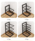 Adjustable Pot Rack Organizer, Kitchen Stainless Steel Pot Storage Rack ,Multi-Layer Household Pot and Pan Organzier for Kitchen
