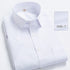 2022 Plus Size 8xL 7XL 6XL Men's Business Short Sleeve Fomal Shirts Man Striped Summer Work Dress Shirt Soft White - Evallys.com