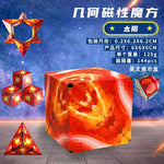 Variety Geometric Changeable Magnetic Magic Cube Anti Stress 3D Hand Flip Puzzle Cube Kids Stress Reliever Fidget Toy - Evallys.com