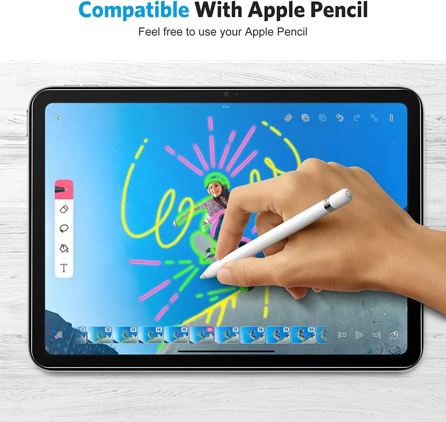 Screen Protector for iPad iPad 10th iPad Pro 2022 iPad 9.7 Air 5 2 3 4 10.9 10.5 2021 Pro 11 12.9 Mini 6 5, Tempered Glass Film - Evallys.com