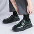 Green Patent Leather Oxford Shoes – Men’s Formal Business Dress Shoes - Evallys.com