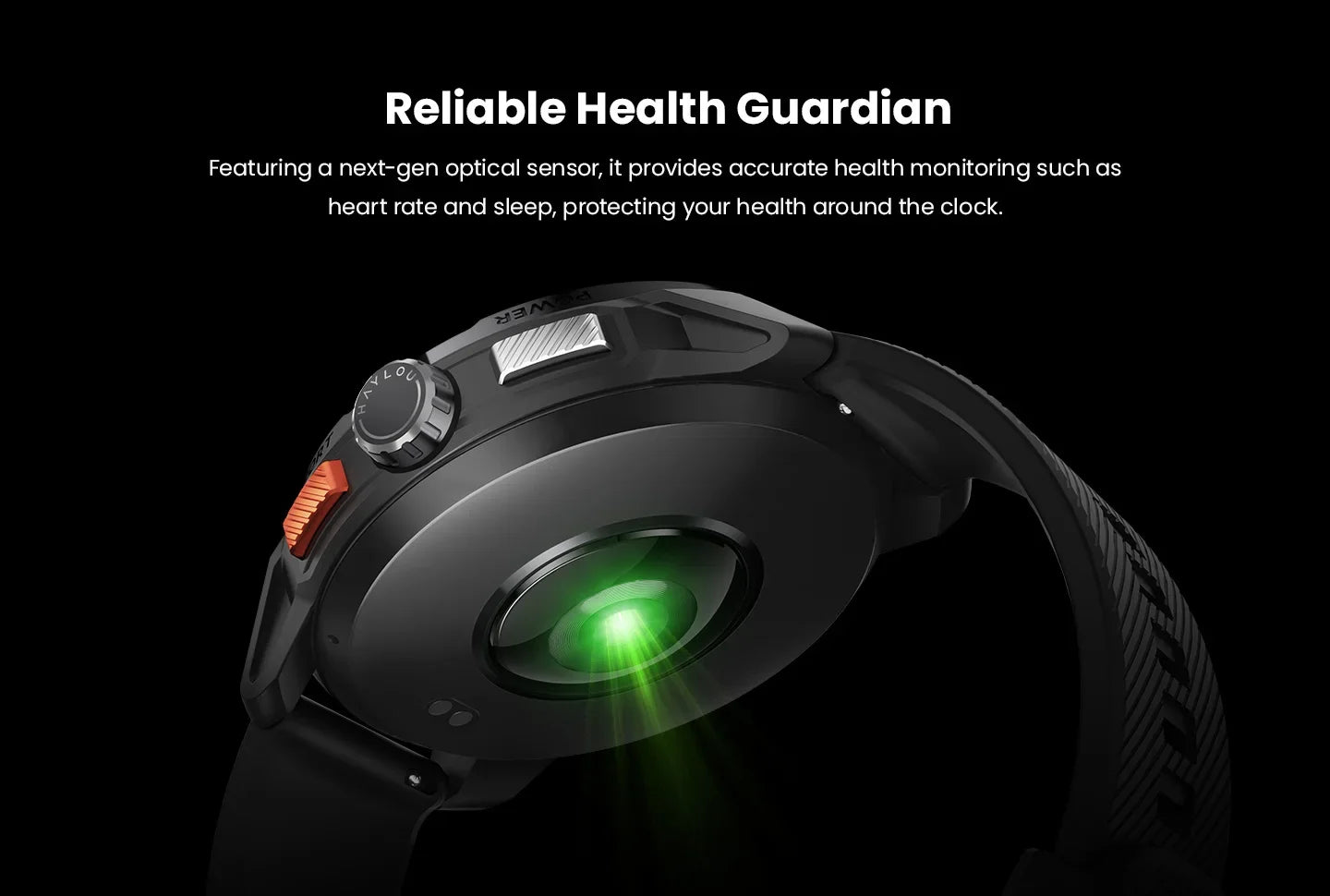 HAYLOU Solar Ultra GPS Smart Watch 1.6” AMOLED Display 60Hz Refresh Rate Bluetooth Calls 5ATM Water Resistance Sports Smartwatch - Evallys.com