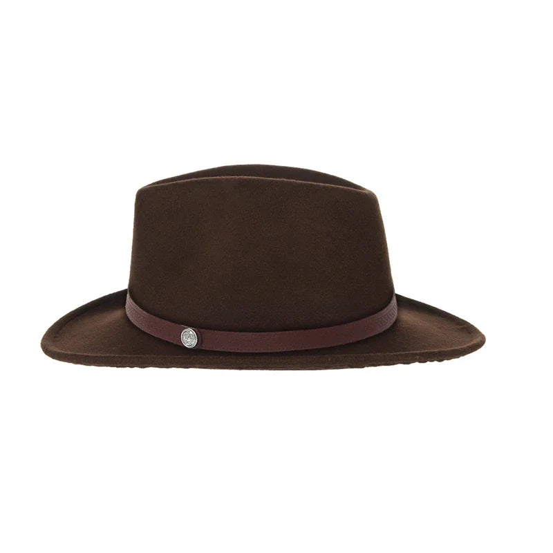 GEMVIE Western Fedora Cowboy Hat – Unisex Wide Brim Sombrero - Evallys.com