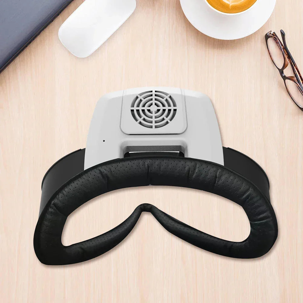 Face Mask Cover with Cooling Fan For Meta Quest 3 VR Headset Air Circulation Breathable Facial Interface Face Pad VR Accessories - Evallys.com