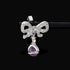 Star Boutique Jewelry Store Hot Selling S925 Silver Bow 3D Saturn Earrings Sweet Women's Jewelry - Evallys.com