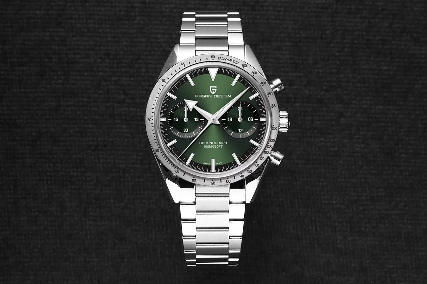 2024 New PAGANI DESIGN Retro Mens Watches Moon Quartz Watch For Men Speed Sports Chronograph AR Sapphire VK64 Clock Reloj Hombre - Evallys.com