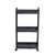 Plastic Rolling Utility Cart with Handle Storage Trolley for Office, Living Room, Kitchen, Movable Storage Organizer with Wheel