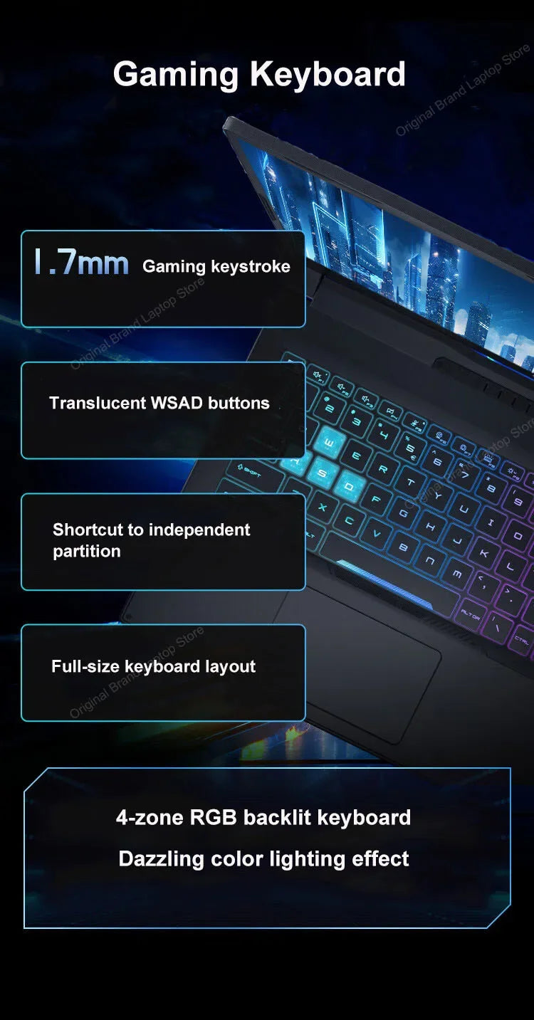 2024 MSI Katana A15 AI Laptop 15.6 Inch 2.5K QHD 165Hz IPS Screen Notebook AMD Ryzen R7-8845HS 32GB 1TB RTX4060 Gaming Computer - Evallys.com