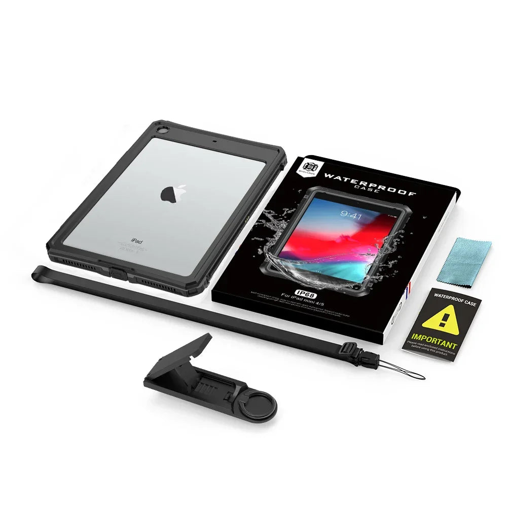 IP68 Waterproof Case Cover for Apple iPad 7 8 9 10.2
