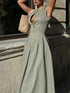 TRAF Sleeveless Bodycon Midi Dress – Elegant Summer Party Dress - Evallys.com