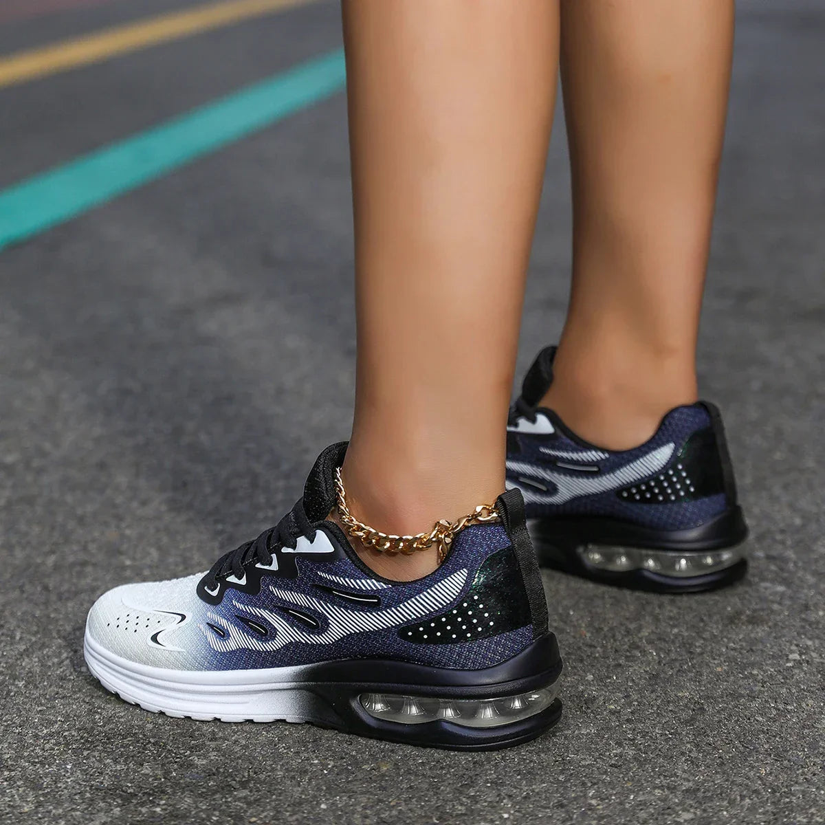Sneakers for Women Orthopedic Sneakers Walking Shoes for Women, Lightweight Casual Tennis Sneakers Air Running Shoes - Evallys.com