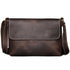 Crazy Horse Leather Men's Shoulder Bag Genuine Leather Small Bag Crossbody Cowhide Bag for Man High Quality Men Satchel Bags - Evallys.com
