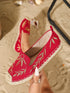 Women’s Classic Round-Toe Flats – Slip-On Leather Espadrille Loafers - Evallys.com
