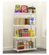 Four-Layer Multi-Functional Storage Rack Bathroom Living Room Organizing Rack Kitchen Bedroom Shelf Plastic Floor-Standing Storage Rack Bathroom Storage Storage Rack