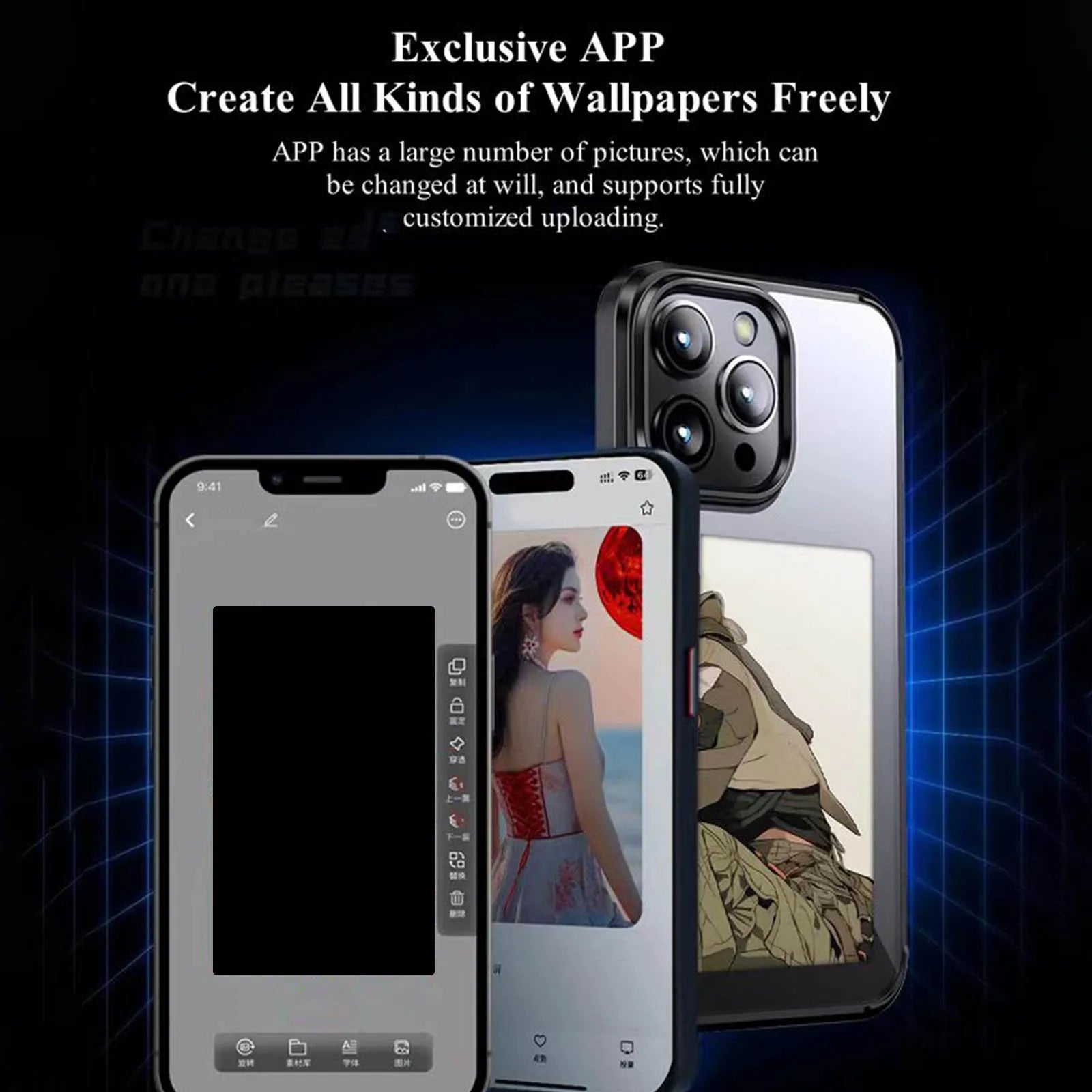 Compatible With Iphone 11 Case And Screen Protector Smart Photo Rear Projection Diy Phone Compatible With Iphone 13 Case Pro - Evallys.com # #